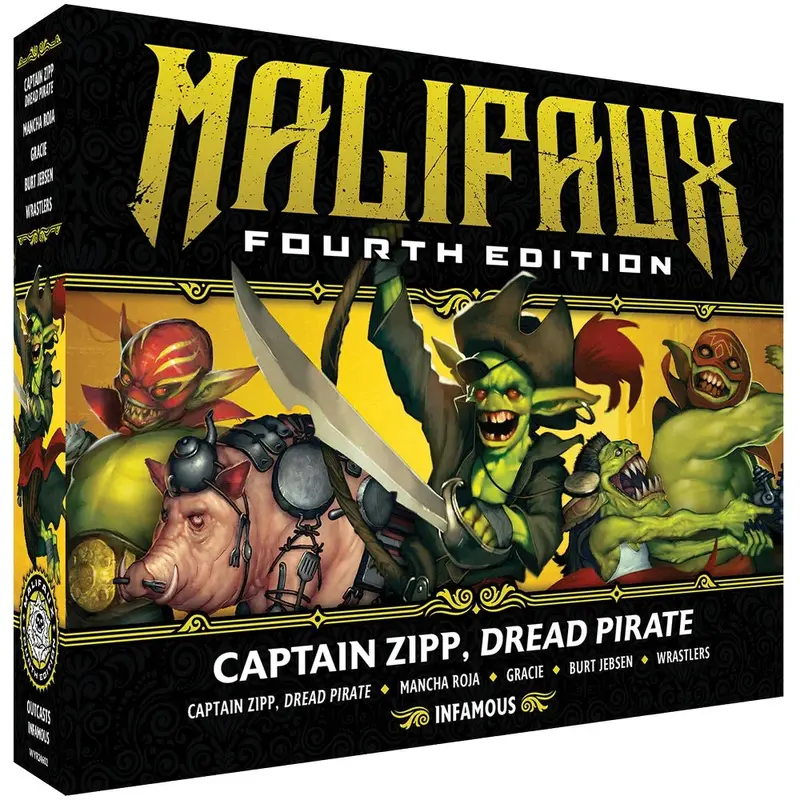 Wyrd Games: Malifaux: Outcasts: Captain Zipp - Dread Pirate - Pre-ORDER