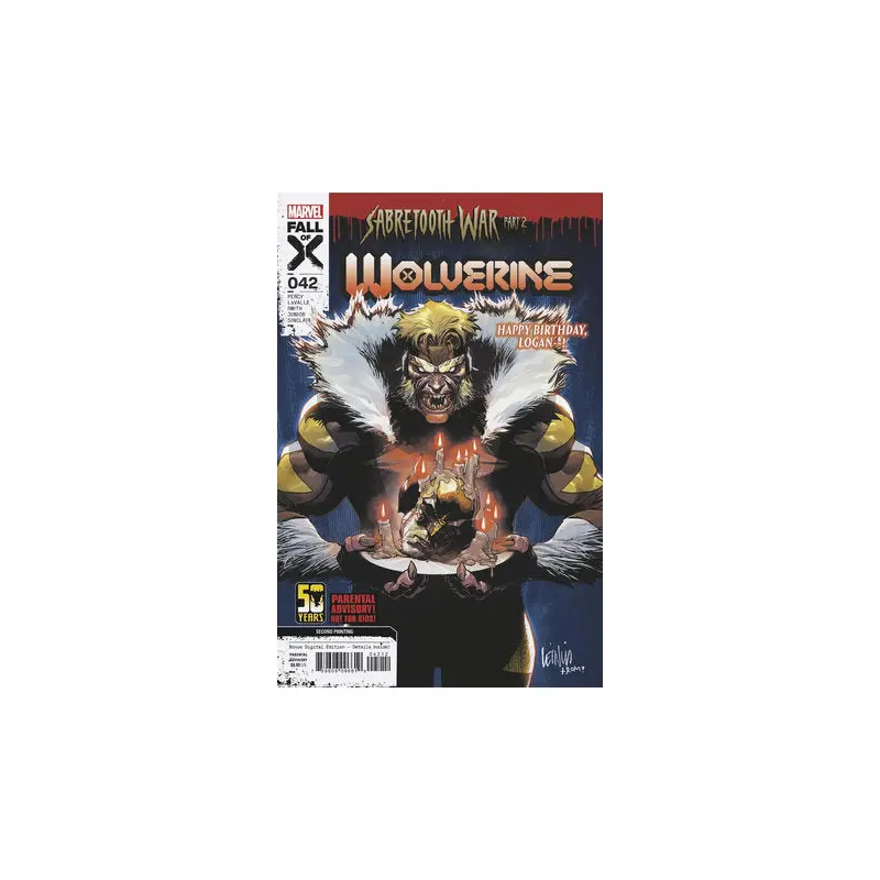 WOLVERINE #42 LEINIL YU 2ND PRINTING VARIANT
