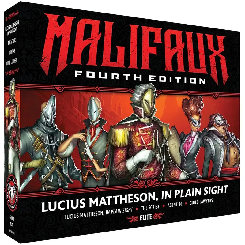 Wyrd Games: Malifaux: Guild: Lucius Mattheson - In Plain Sight
