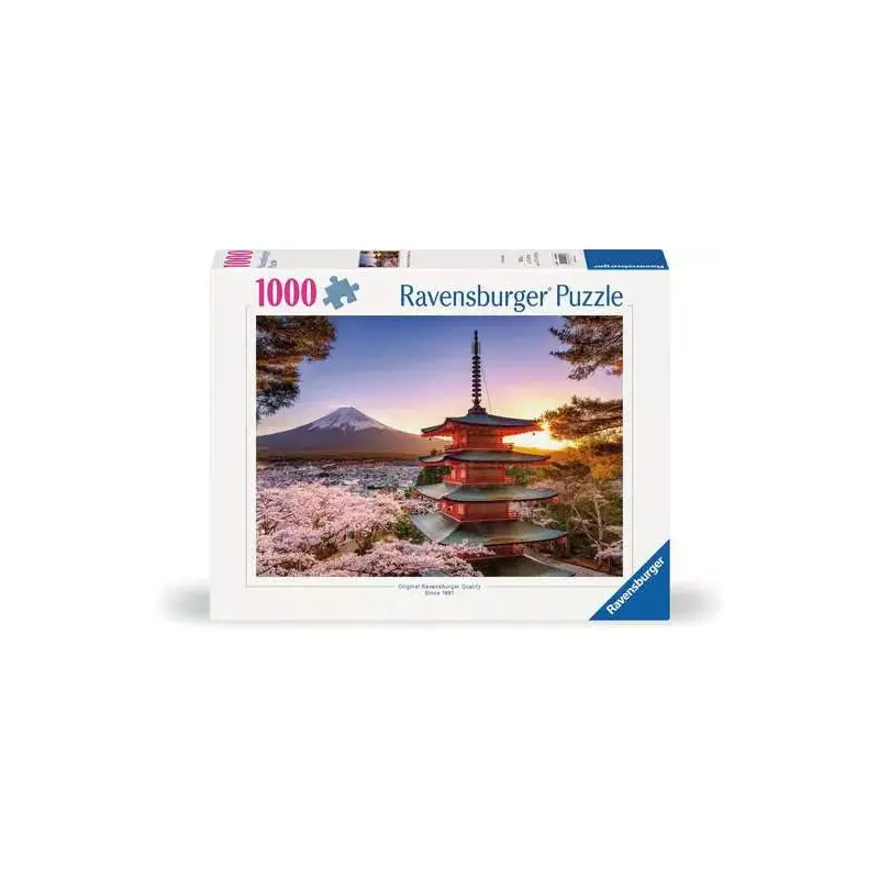 Jigsaw Puzzle Mount Fuji Cherry Blossom View 1000 pieces
