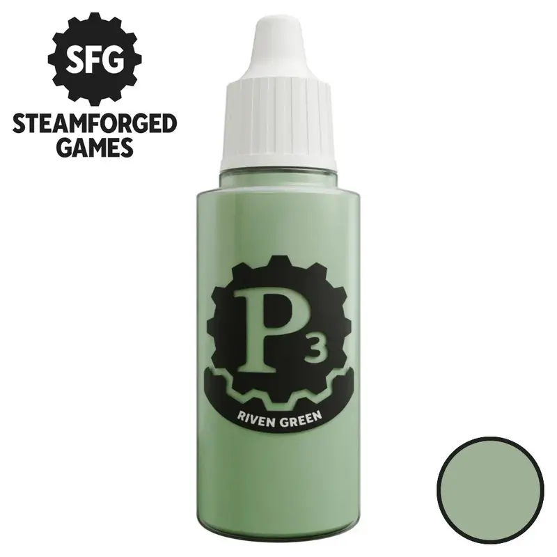 P3 Paints - Riven Green - 18ml
