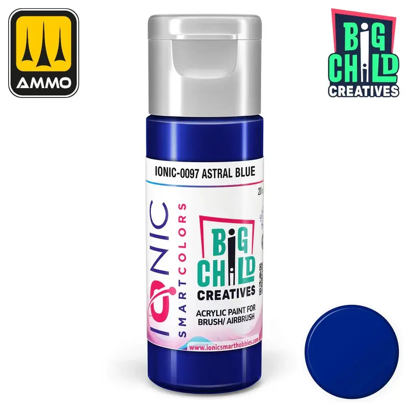 Ionic - Acrylic Paints - Astral Blue 20ml