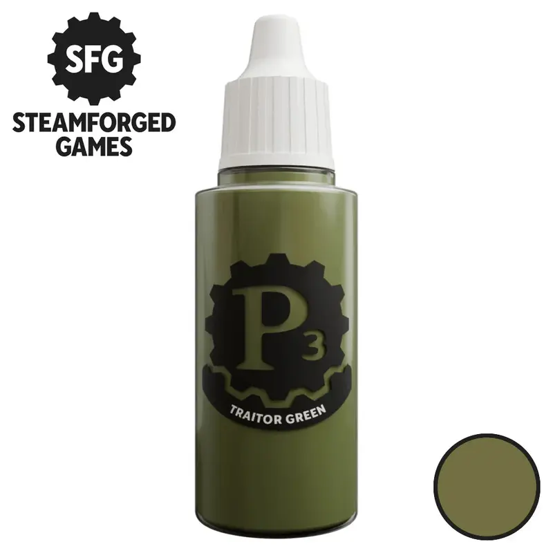 P3 Paints - Traitor Green - 18ml
