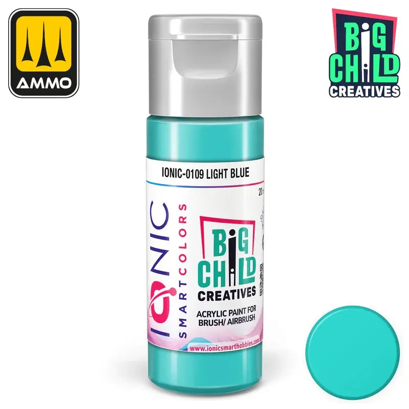 Ionic - Acrylic Paints - Light Blue 20ml