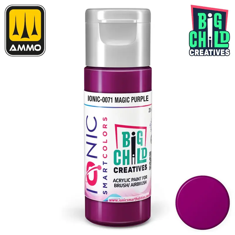 Ionic - Acrylic Paints - Magic Purple 20ml