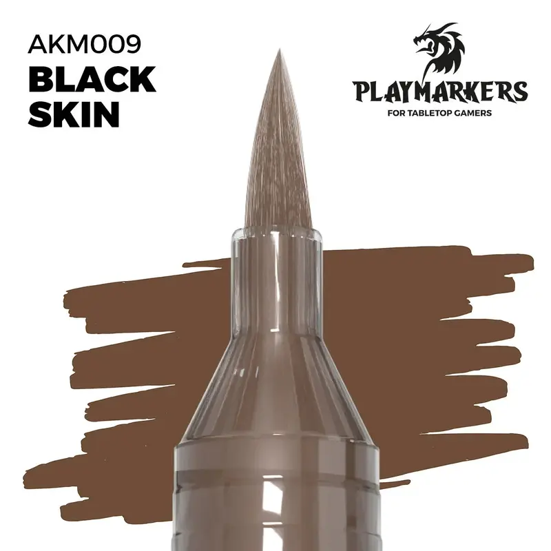 AK Interactive Playmarkers: Black Skin - Acrylic Paint Marker