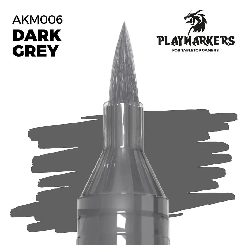AK Interactive Playmarkers: Dark Grey - Acrylic Paint Marker