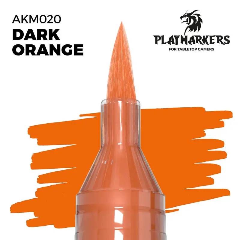 AK Interactive Playmarkers: Dark Orange - Acrylic Paint Marker