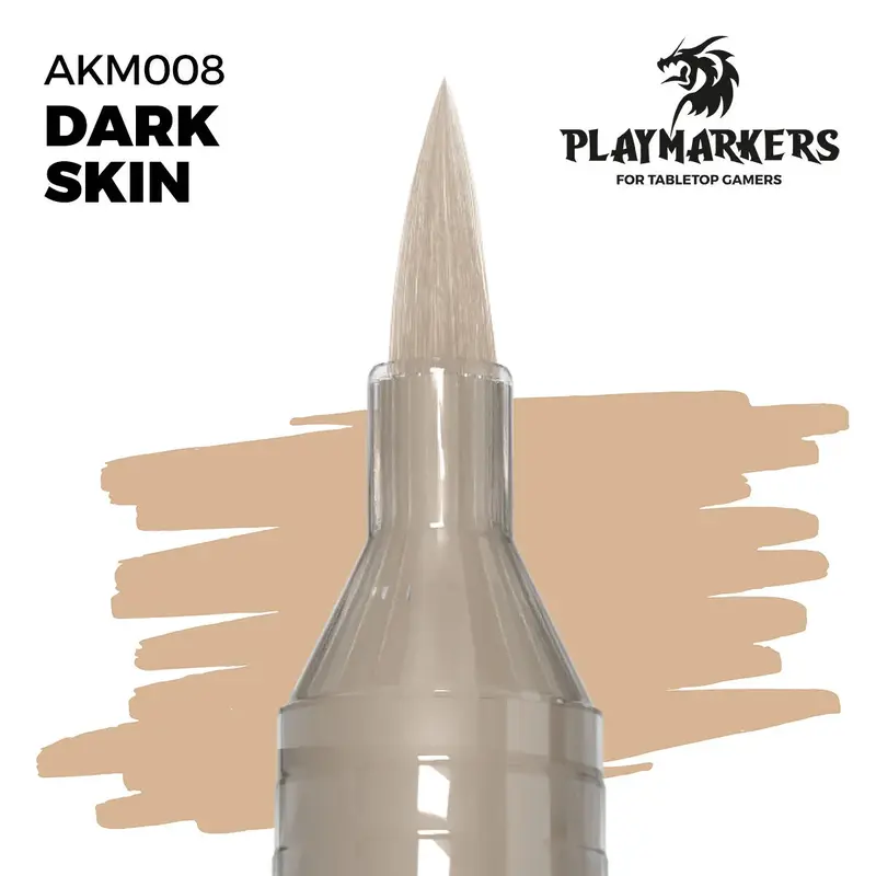 AK Interactive Playmarkers: Dark Skin - Acrylic Paint Marker