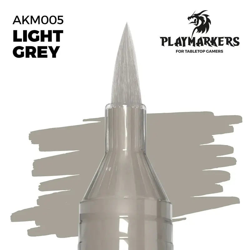 AK Interactive Playmarkers: Light Grey - Acrylic Paint Marker