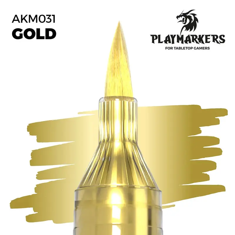 AK Interactive Playmarkers: Gold - Acrylic Paint Marker