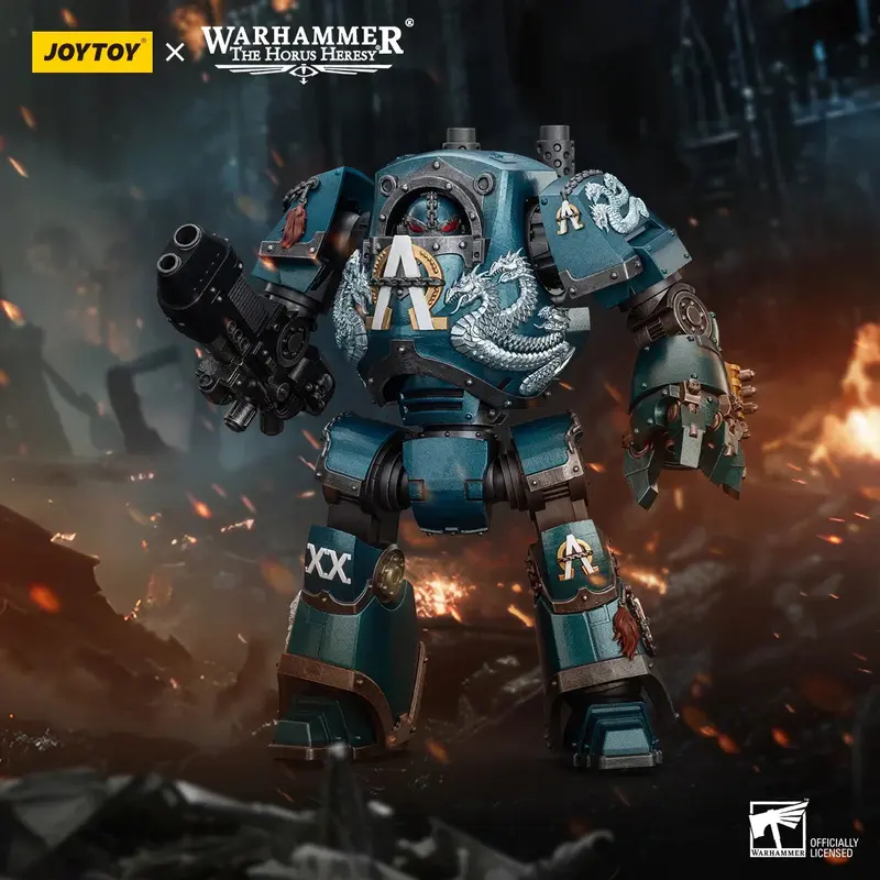 Warhammer Collectibles: 1/18 Scale Alpha Legion Contemptor Dreadnought with Gravis Plasma Cannon
