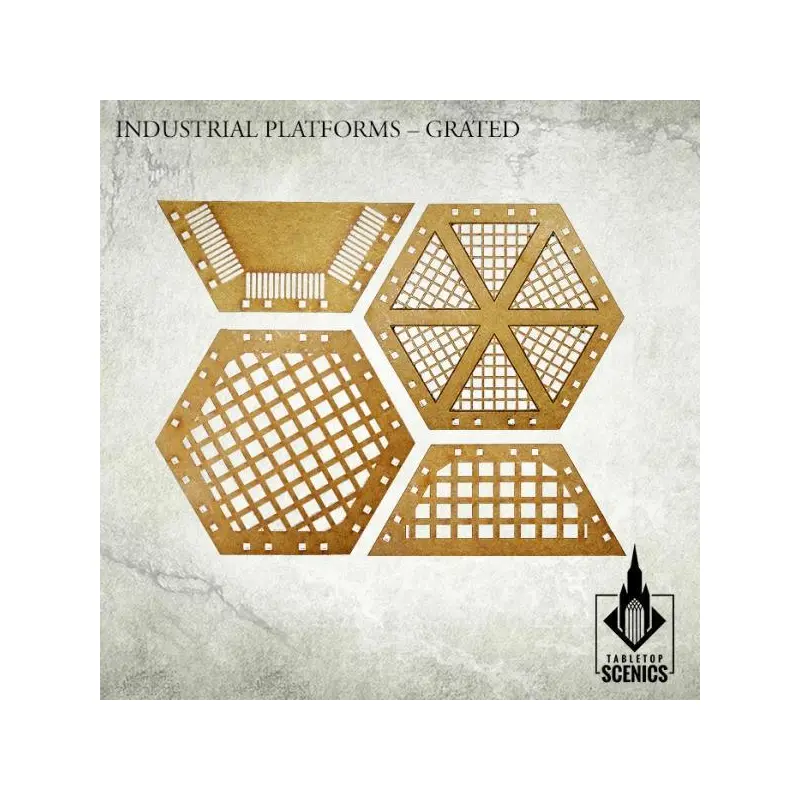 TABLETOP SCENICS Industrial Platforms - Grated