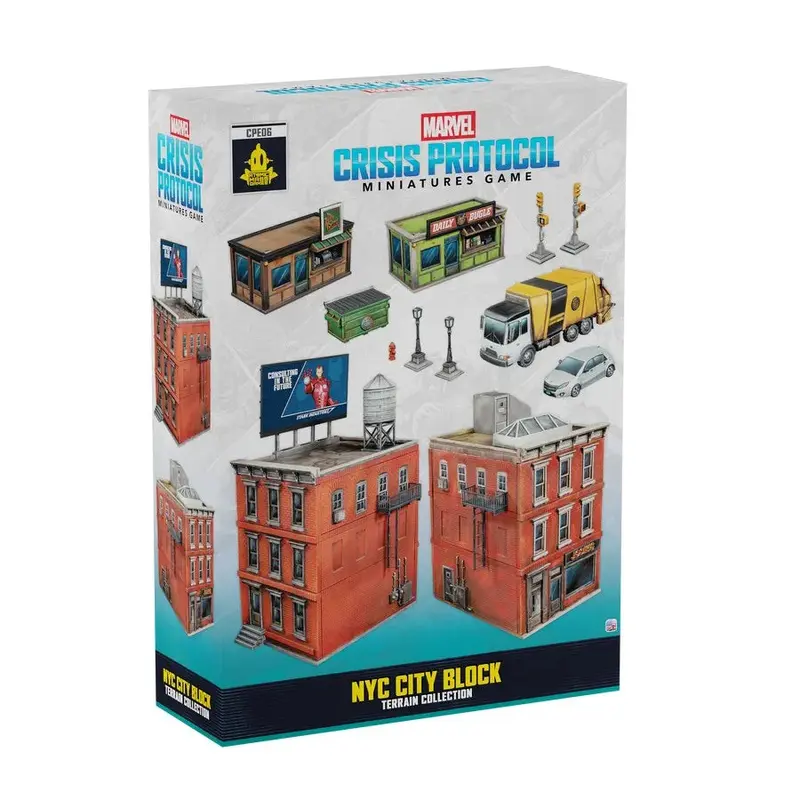 Marvel: Crisis Protocol  NYC City Block Terrain Collection - Pre-Order