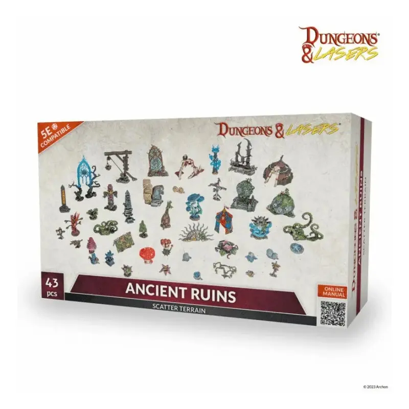 Dungeons & Lasers: Expansion Bits - Ancient Ruins Scatter Terrain