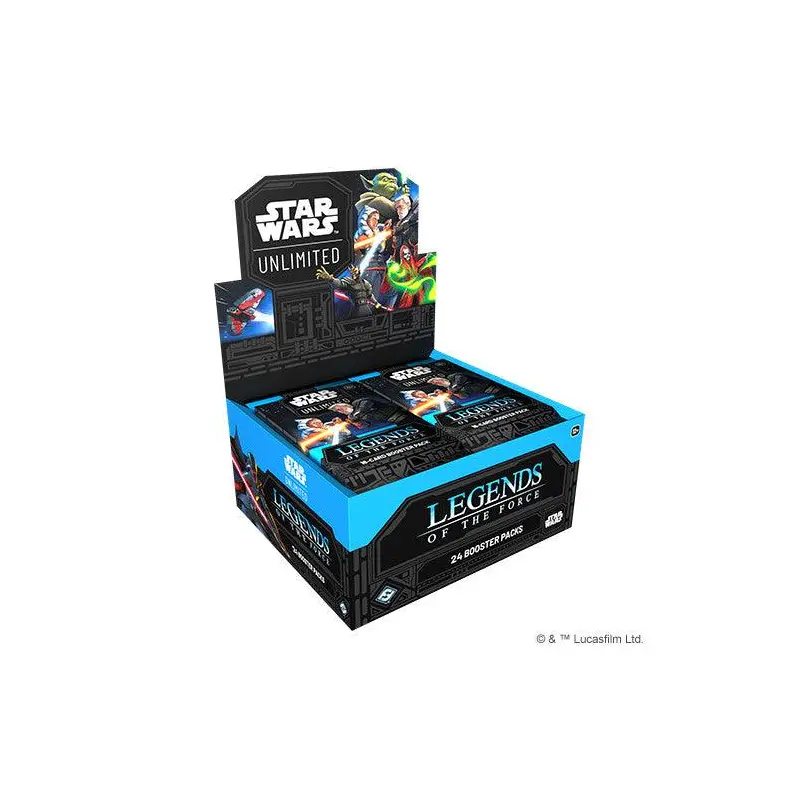 Star Wars Unlimited - Legends of the Force Booster Display