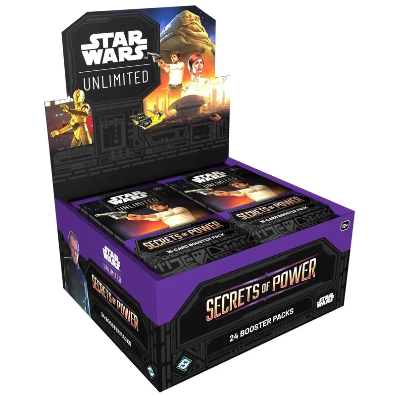 Star Wars Unlimited - Secrets of Power Booster Display
