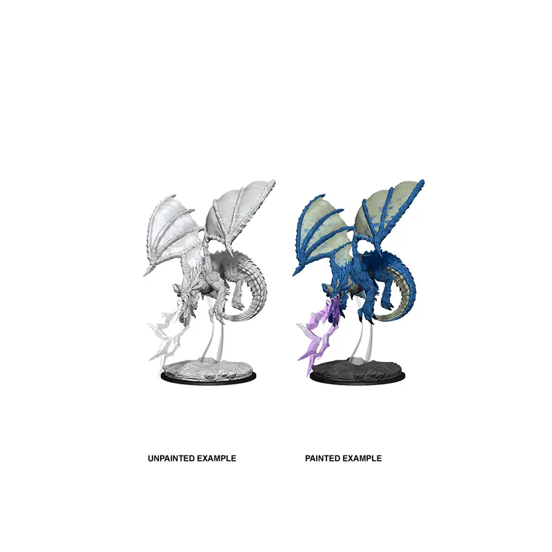 D&D Nolzurs Marvelous Unpainted Miniatures Young Blue Dragon