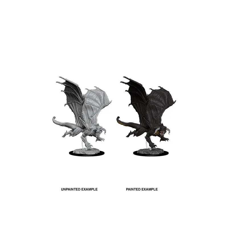 D&D Nolzurs Marvelous Unpainted Miniatures - Young Black Dragon