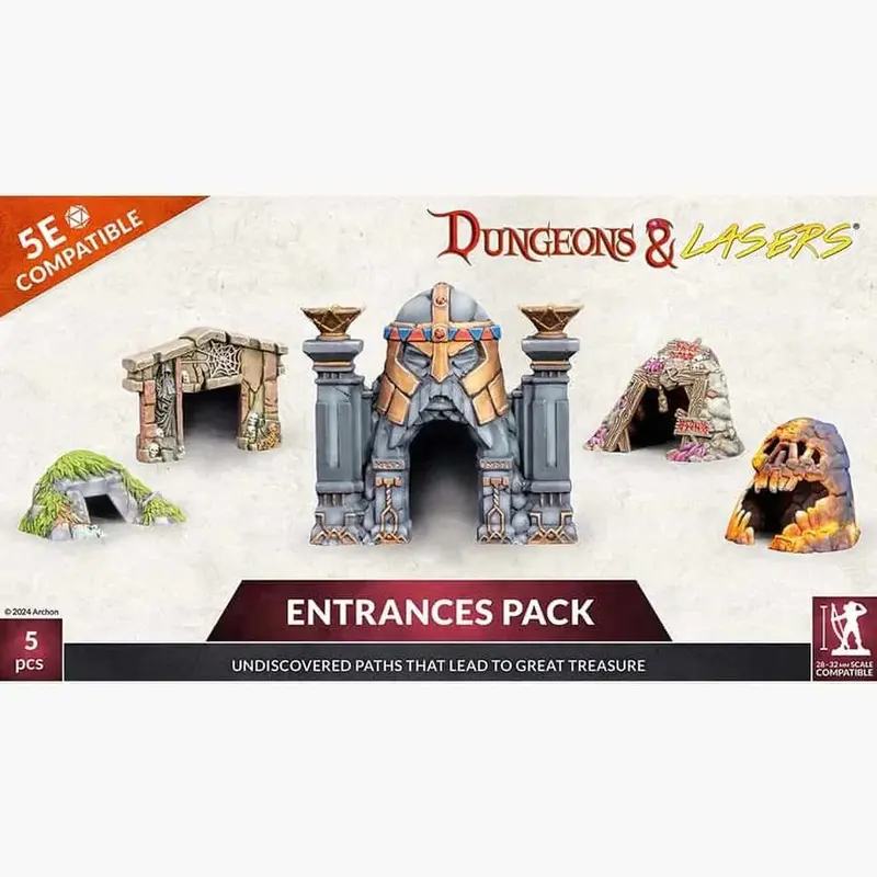 Dungeons & Lasers: Expansion Bits - Entrances Pack