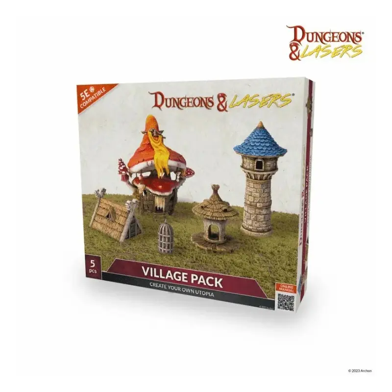 Dungeons & Lasers: Expansion Bits - Village Pack