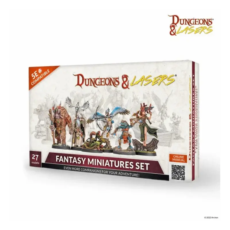 Dungeons & Lasers: Miniatures - Fantasy Miniatures Set