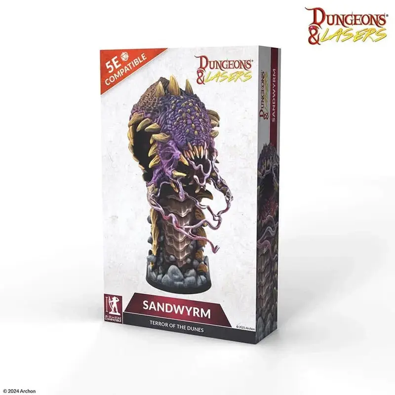 Dungeons & Lasers: Miniatures - Sandwyrm