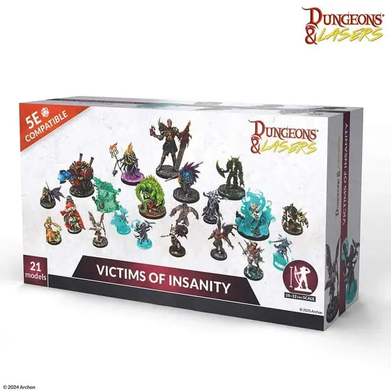 Dungeons & Lasers: Miniatures - Victims Of Insanity