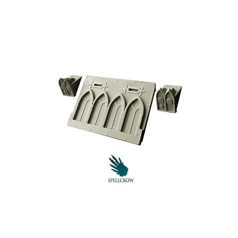 Gothic Front Plate for Light Vehicles