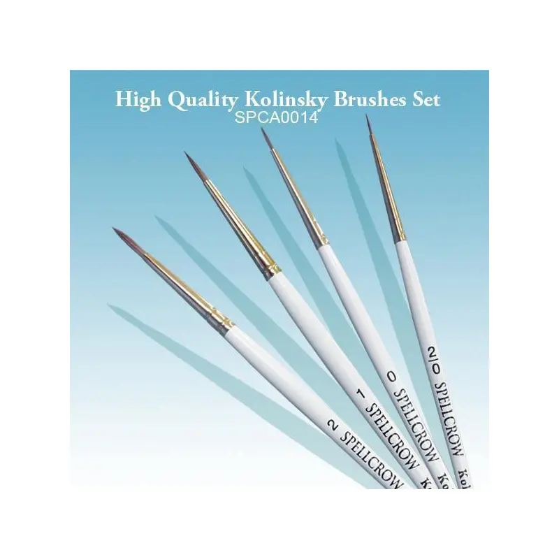Spellcrow - High Quality Kolinsky Brushes Set