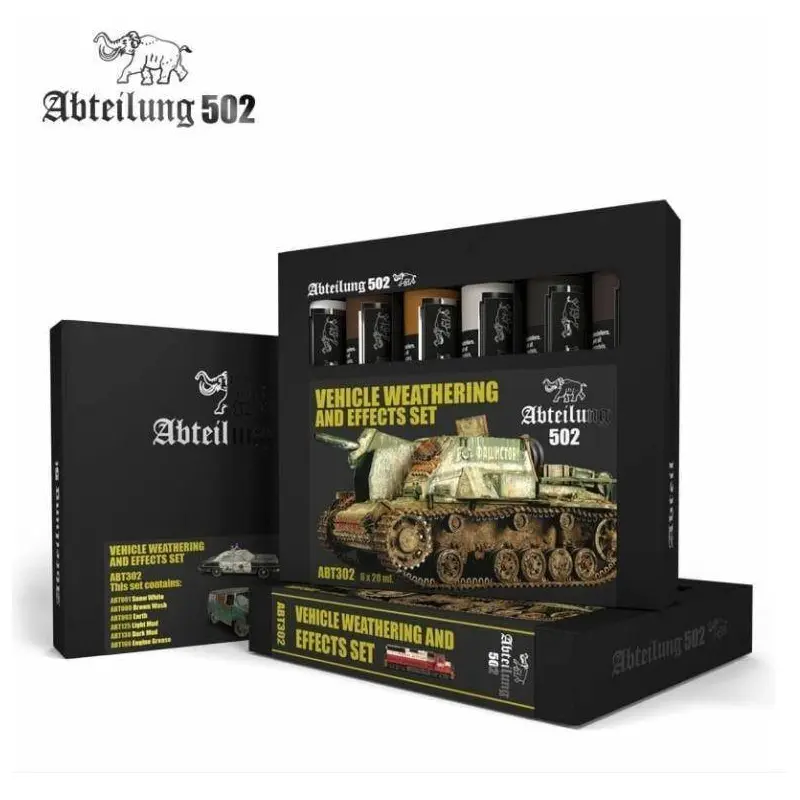 Abteilung 502 Oil Sets - Vehicle Weathering and Effects Set