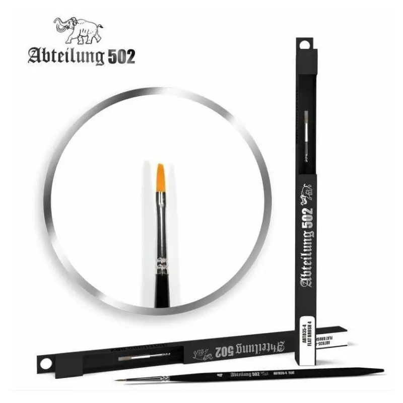 Abteilung 502 Deluxe Brushes - Flat Brush 4