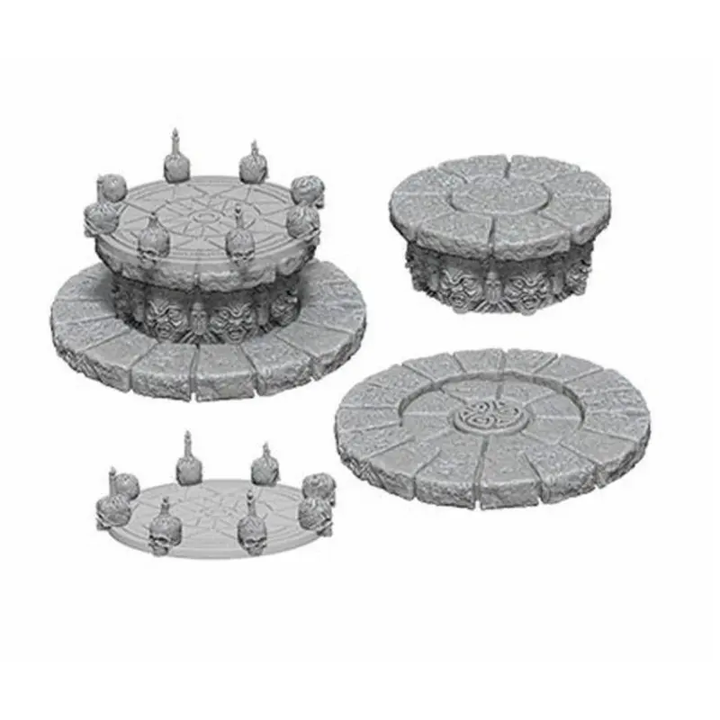 WizKids Deep Cuts Unpainted Miniatures Magic Dias