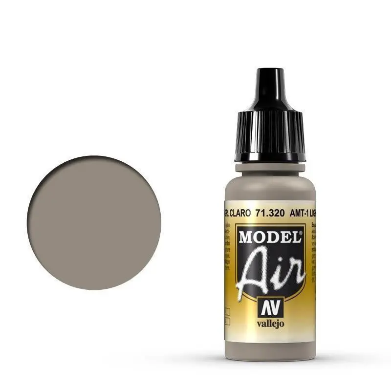 Vallejo 71320 Model Air AMT-1 Light Greyish Brown 17 ml Acrylic Airbrush Paint