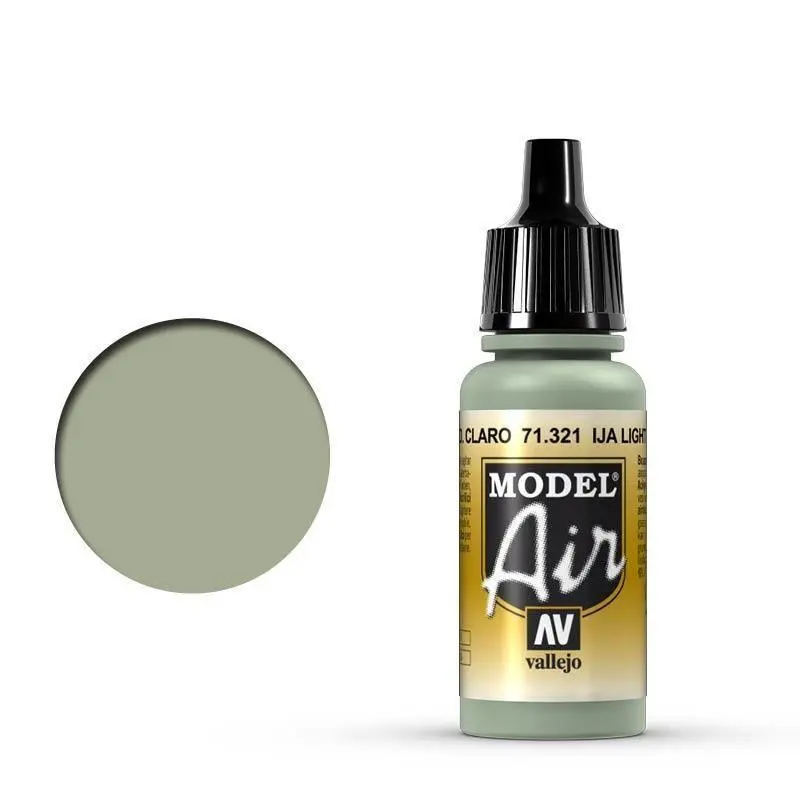 Vallejo 71321 Model Air IJA Light Grey Green 17 ml Acrylic Airbrush Paint
