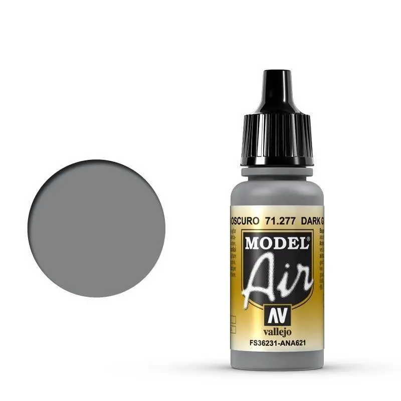 Vallejo 71277 Model Air Dark Gull Gray 17 ml Acrylic Airbrush Paint