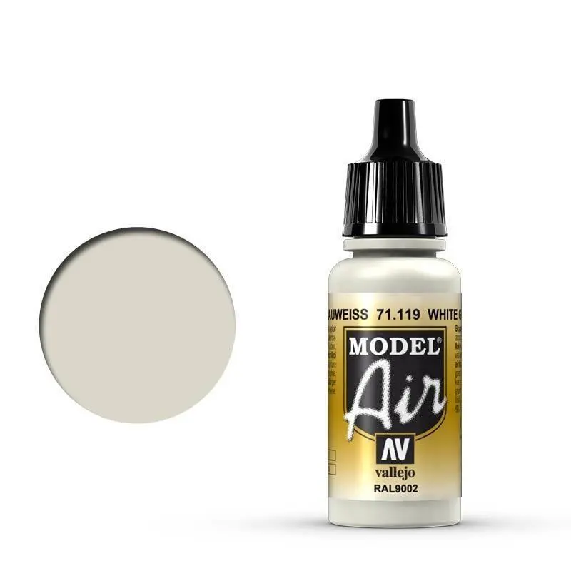 Vallejo 71119 Model Air White Gray 17 ml Acrylic Airbrush Paint