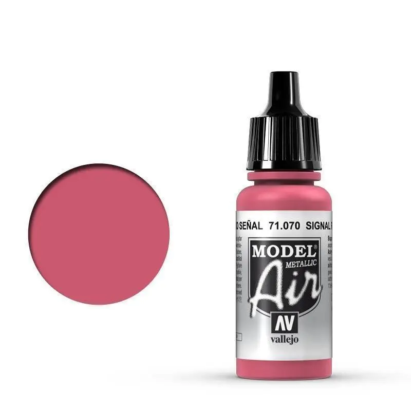 Vallejo 71070 Model Air Signal Red 17 ml Acrylic Airbrush Paint