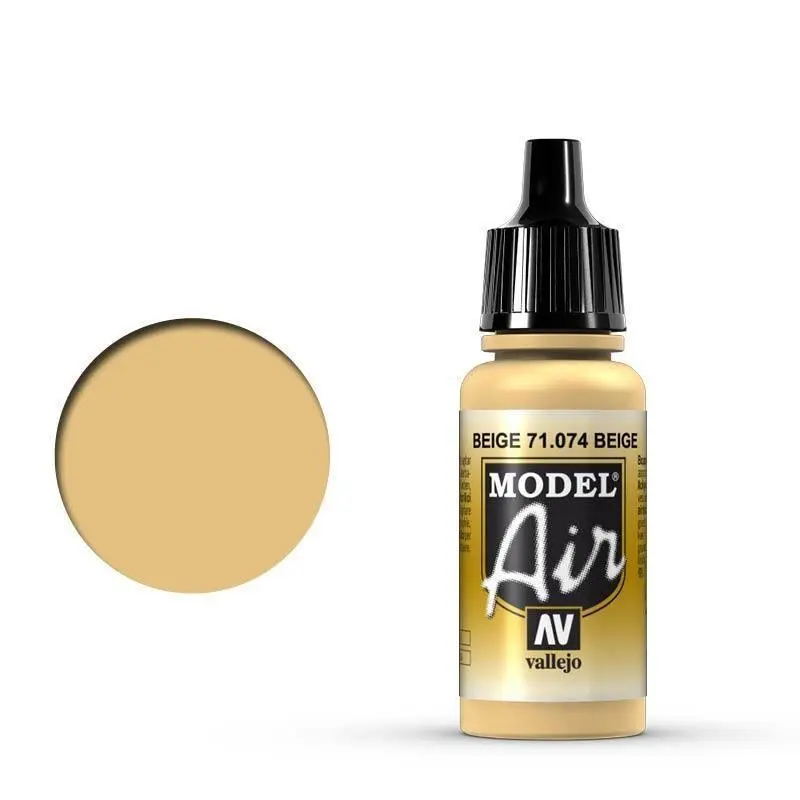 Vallejo 71074 Model Air Beige 17 ml Acrylic Airbrush Paint