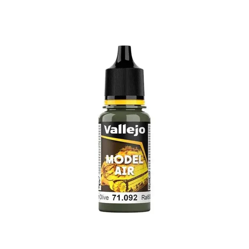 Vallejo 71092 Model Air Medium Olive 18 ml Acrylic Airbrush Paint
