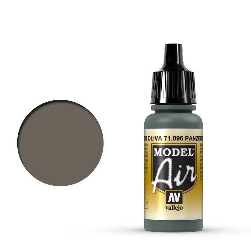 Vallejo 71096 Model Air Panzer Olive 17 ml Acrylic Airbrush Paint