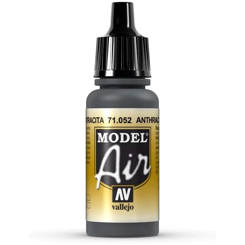 Vallejo 71052 Model Air Anthracite Grey 17 ml Acrylic Airbrush Paint