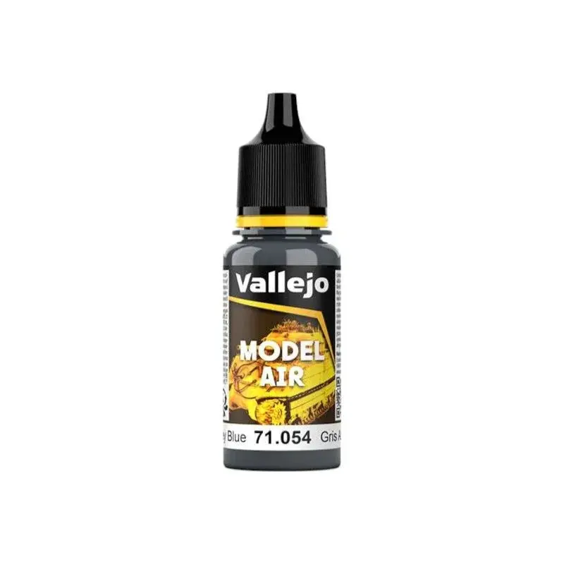 Vallejo 71054 Model Air Dark Gray Blue 18 ml Acrylic Airbrush Paint
