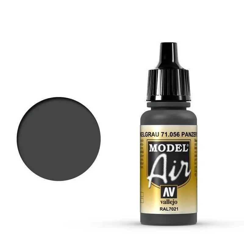 Vallejo 71056 Model Air Panzer Dk Gray 17 ml Acrylic Airbrush Paint