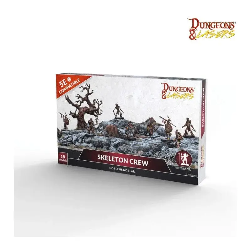 Dungeons & Lasers: Miniatures - Skeleton Crew