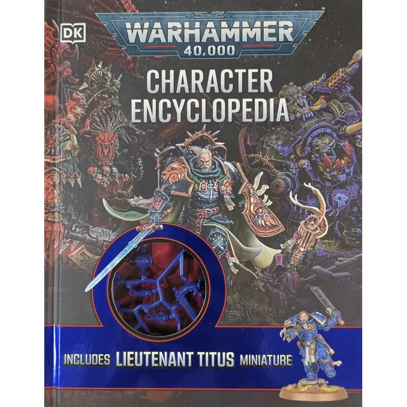 Warhammer 40000 Character Encyclopedia - Inc. Lieutenant Titus Miniature!