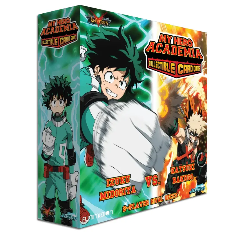 UniVersus My Hero Academia: Base Set 2-Player Rival Decks Izuku Midoriya vs Katsuki Bakugo