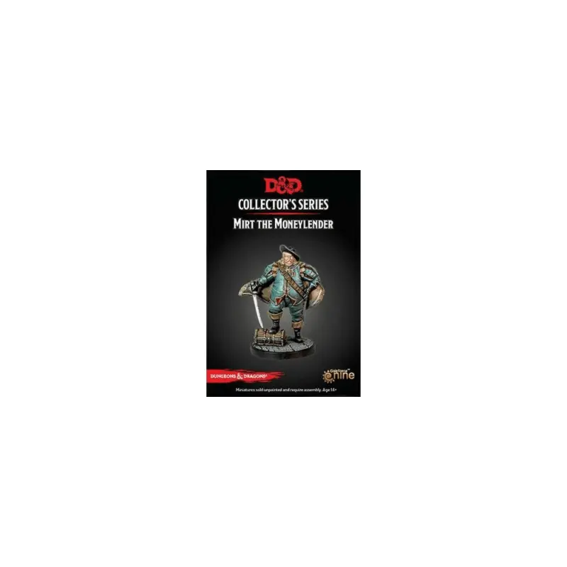 D&D Collectors Series Miniatures Waterdeep Dragon Heist Mirt the Moneylender