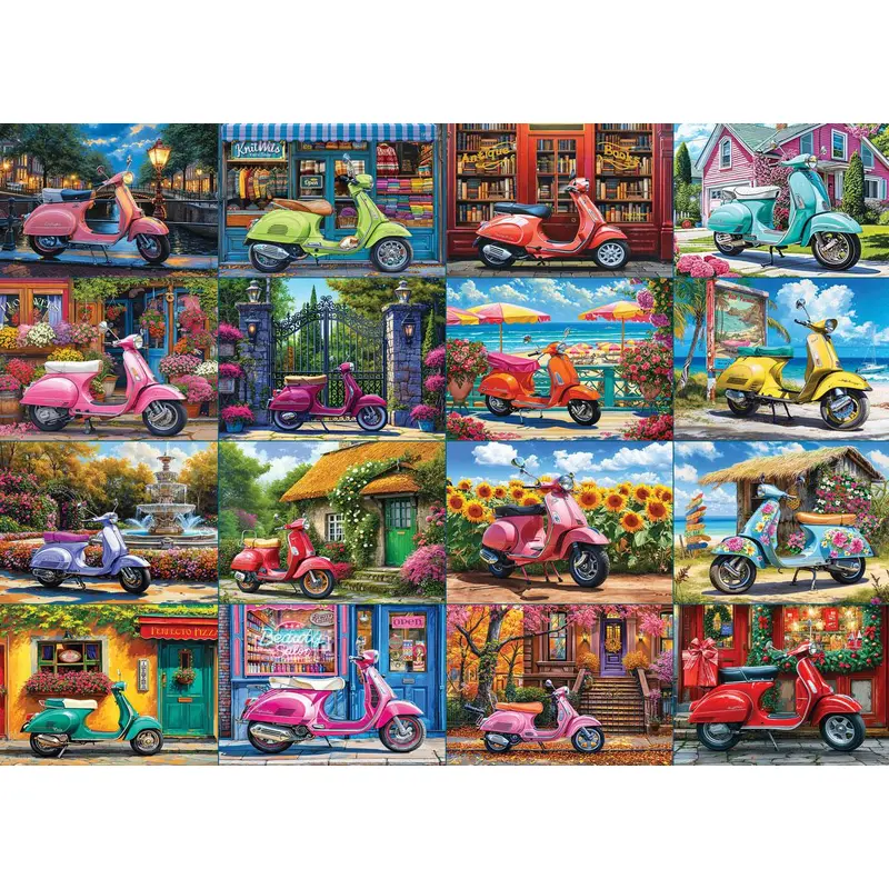 16 Scooters (Eurographics 1000pc)