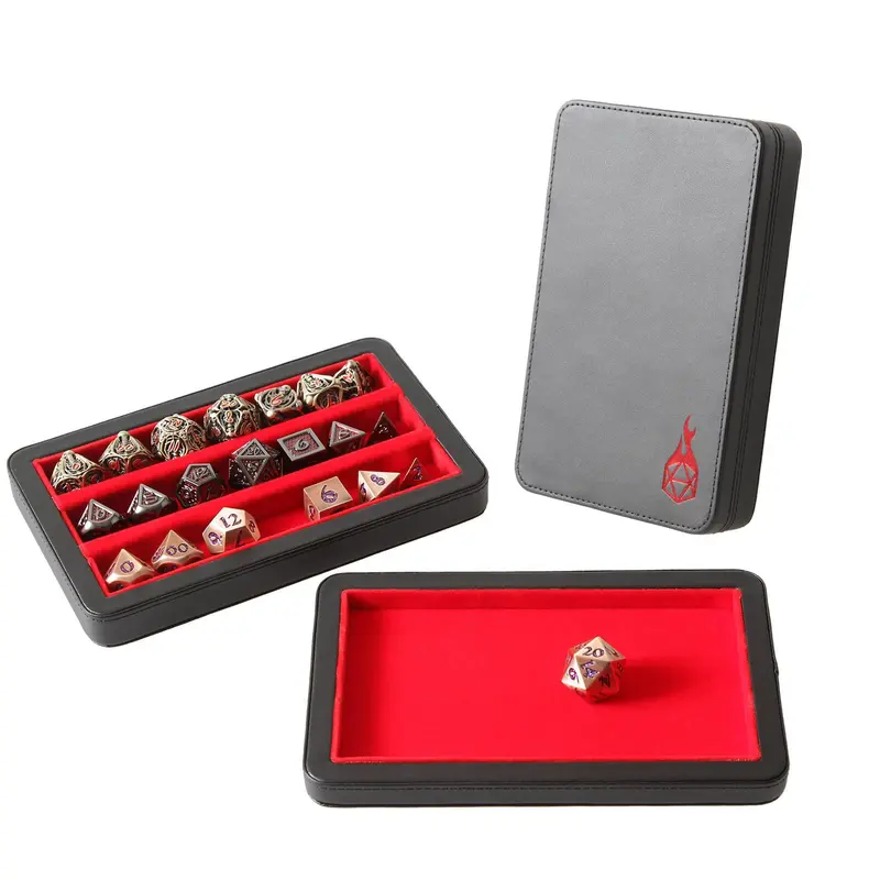 Reliquary 3-Row Premium Dice Case (Red)